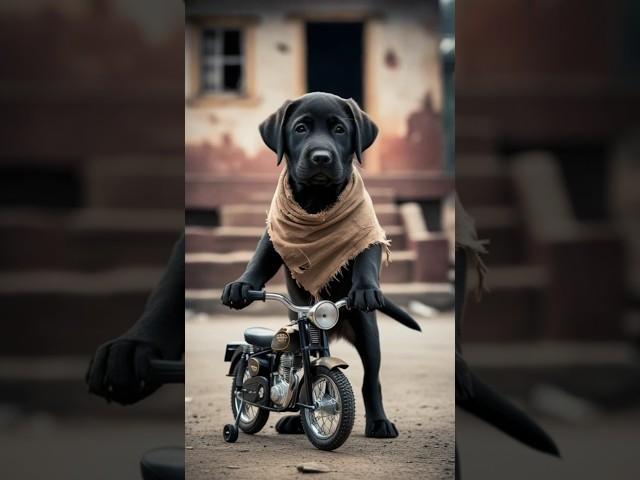 Lonely Labrador Puppy Rides Home on His First Bullet | #StoryOfLabrador