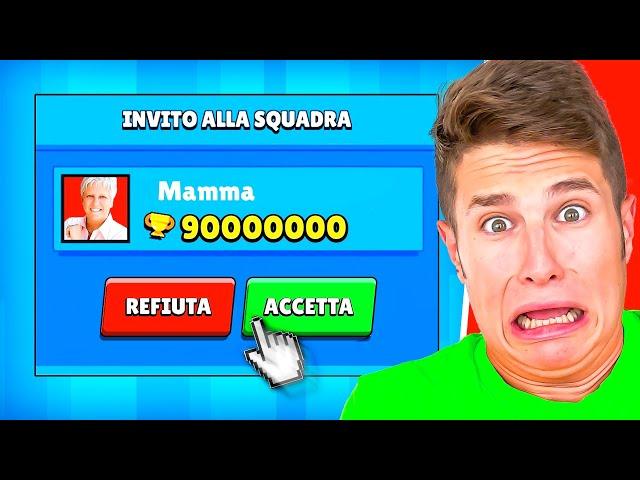 RICEVO L'INVITO DA MIA MAMMA SU BRAWL STARS E...