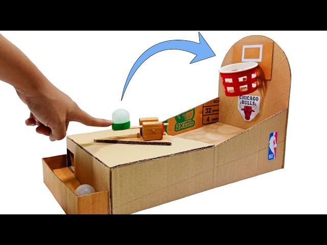 How To Build Fun Basketball Game Using Cardboard