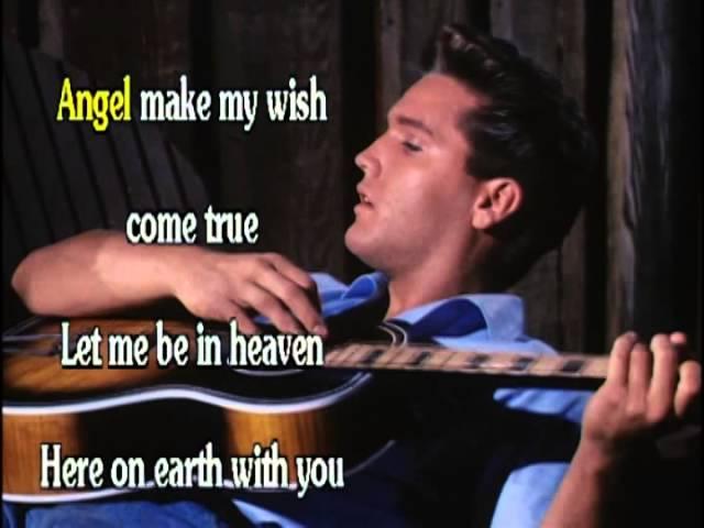 ANGEL  LYRICS - ELVIS PRESLEY