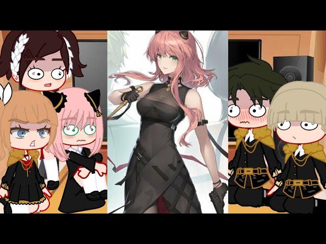  Anya's classmates + Damian's FANGIRLS react to Anya x Damian,Gacha club,Spy x family,COMPILATION 