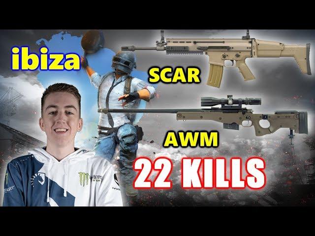 Team Liquid ibiza - 22 KILLS - SCAR+AWM - SOLO vs SQUADS - PUBG