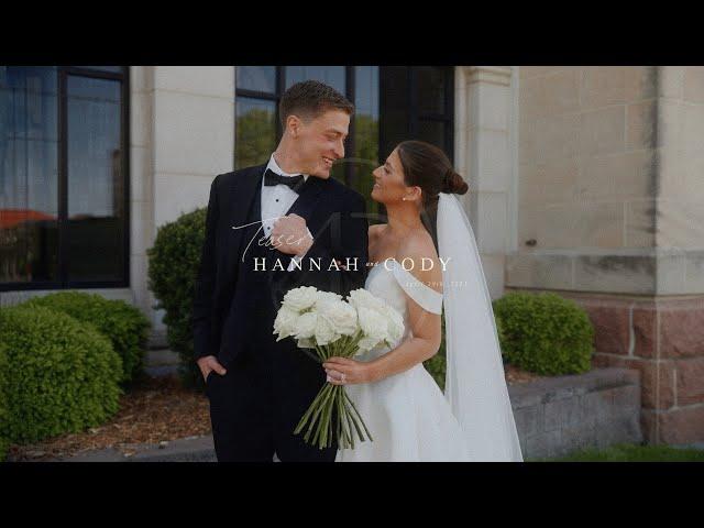 Wedding Teaser | Hannah + Cody | Wichita Wedding Videographer