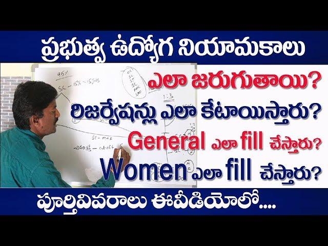 TSPSC/TSPRI/TSLPRB Government jobs selection Process step by step explanation || eGURU tv