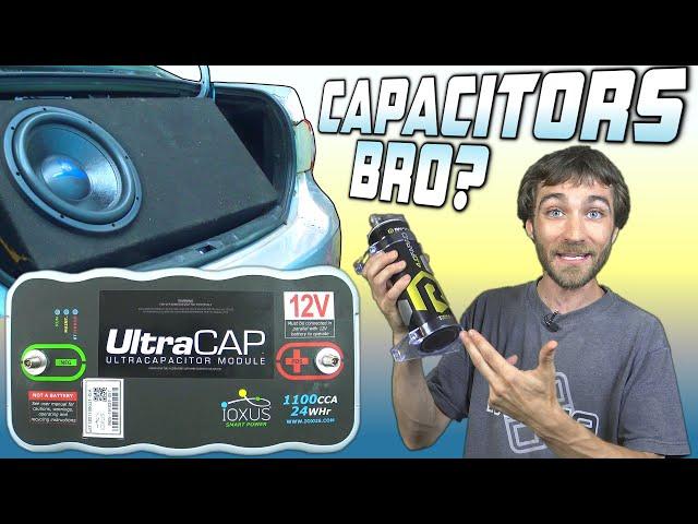 The TRUTH About Car Audio CAPACITORS! Testing a CHEAP 12v Capacitor VS IOXUS UltraCap Supercapacitor