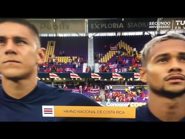 National anthem of Costa Rica Vs Jamaica - Copa oro 2021