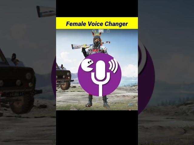 female voice changer for pubg*bgmi*free fire #bgmivoicechanger #shorts