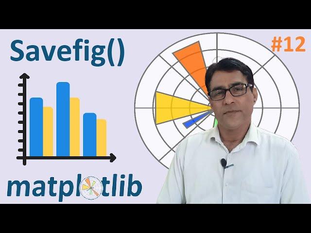 Matplotlib Save Fig | How to save a figure / Chart / Plot as Image? MATPLOTLIB Tutorial - 12