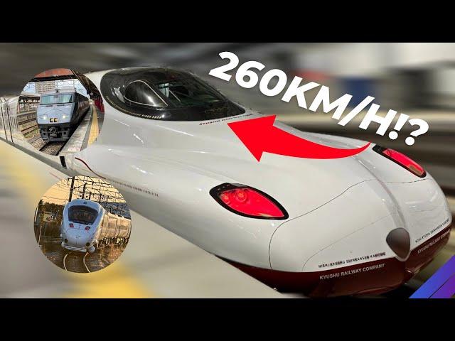 I tried Japan’s NEWEST 260km/h Shinkansen | JR Kyushu Express Trains