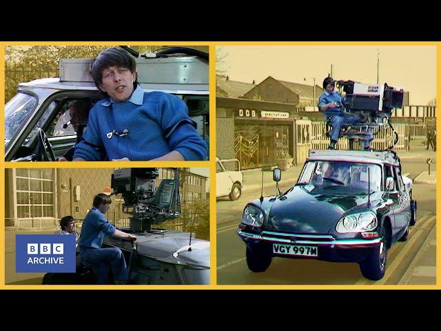 1976: JOHN NOAKES rides a BBC TV CITROËN DS SAFARI | Blue Peter | Retro Tech | BBC Archive