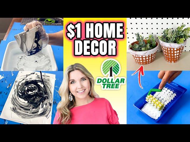 Dollar Tree DIY 2020 - Super Satisfying Paint Techniques for Home Decor!!!!