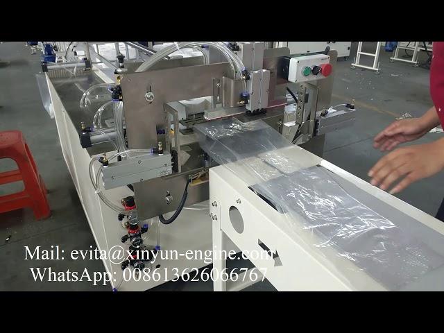 Semi automatic multi rolls toilet tissue paper packing machine