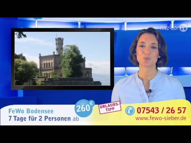 Komfort- & Luxus Ferienwohnungen am Bodensee bei Flitz-ab!TV