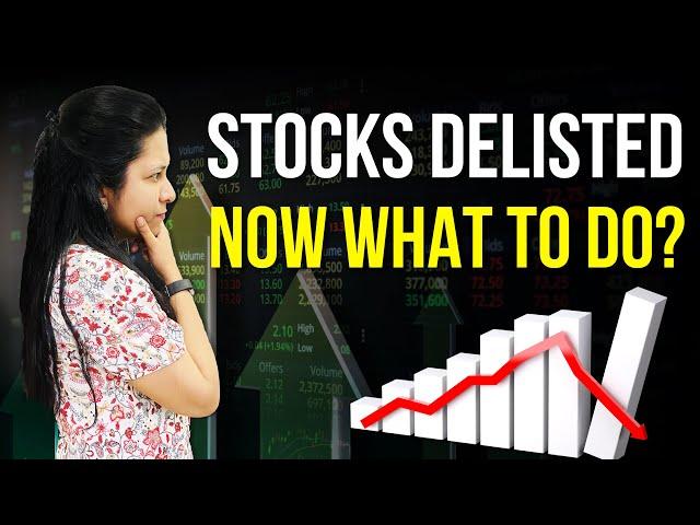 Delisting of shares | Delisted stocks what happens | How to sell delisted stocks