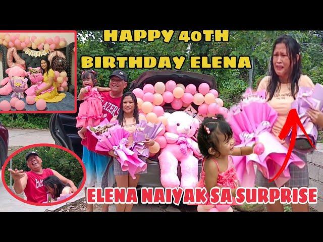 HINDI AKALAIN NI ELENA NA MAY PA SURPRISE SA KANYA, FIRST TIME SA BUHAY NIYA AT AGE 40.