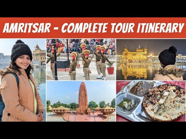 Amritsar Tour | Wagah Border | Golden Temple | Jallianwala Baug | Complete details 