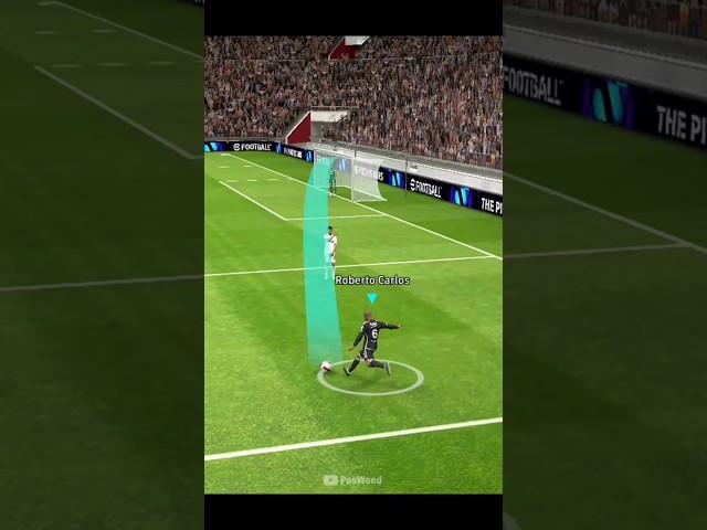 Hard angle freekick now vs then #efootball #efootball2024 #viralshort #efootballmobile #shorts