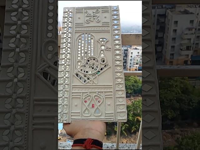 Lippan Art with Traditional Motifs.  #homedecor #lippanartwork #lippanart