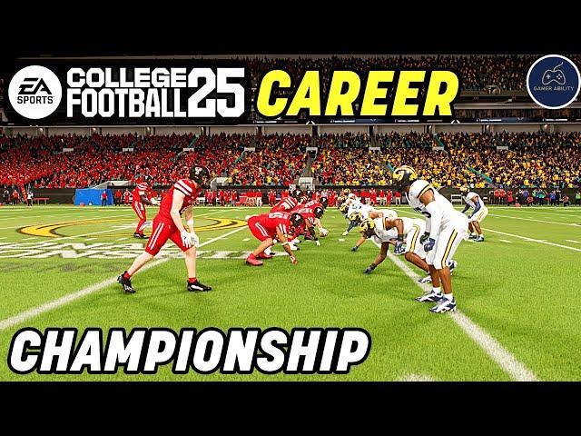 College Football 25 Road to Glory Career Mode Part 28! NATIONAL CHAMPIONSHIP!