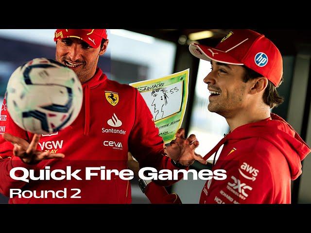 C² Challenge | Quick Fire Games with Charles Leclerc and Carlos Sainz! ROUND 2