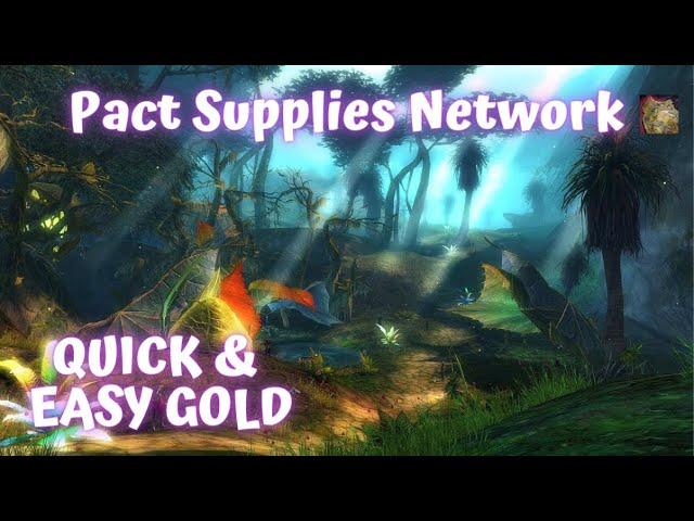 Quick & Easy Gold in less than 5 minutes daily. GW2 Gold Guide 2020 for Pact Supply Network