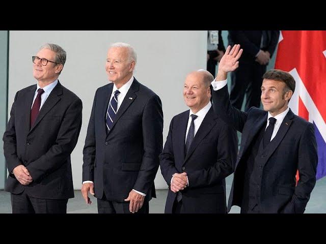 US President Biden meets with Scholz, Macron and Starmer in Berlin