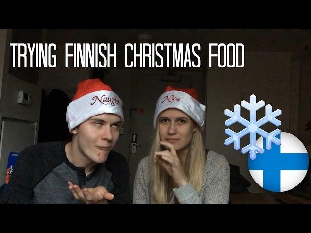 AMERICANS TRY FINNISH CHRISTMAS FOOD