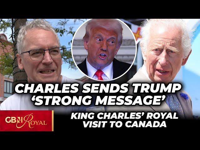 Canadians GUSH over King Charles as monarch sends 'STRONG MESSAGE' to Donald Trump