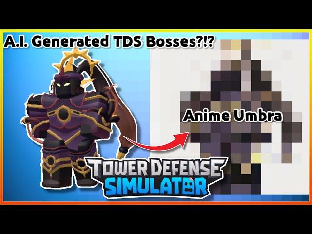 What if TDS BOSSES were A.I. Generated? || Tower Defense Simulator (ROBLOX)