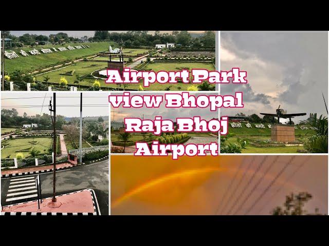 Airport park view Raja Bhoj Airport Bhopal#bhopal