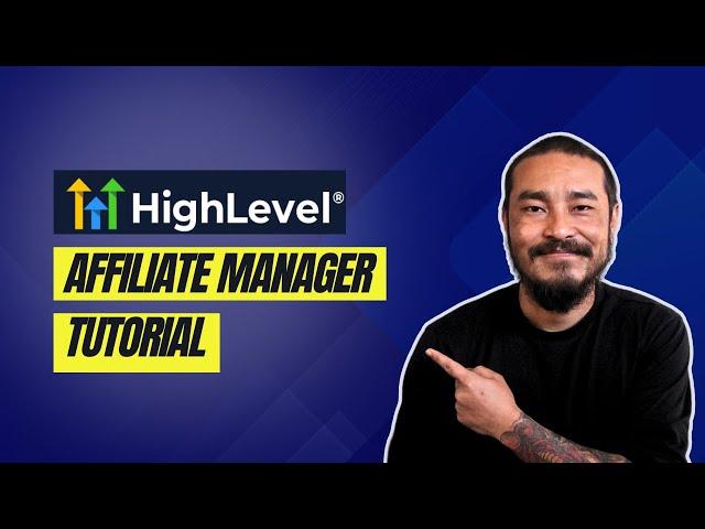 How to Create an Affiliate Program in GoHighLevel (Affiliate Manager Tutorial) Snapshot Included!