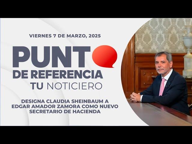 PuntoDeReferencia: Designa Claudia Sheinbaum a Edgar Amador Zamora como nuevo secretario de Hacienda