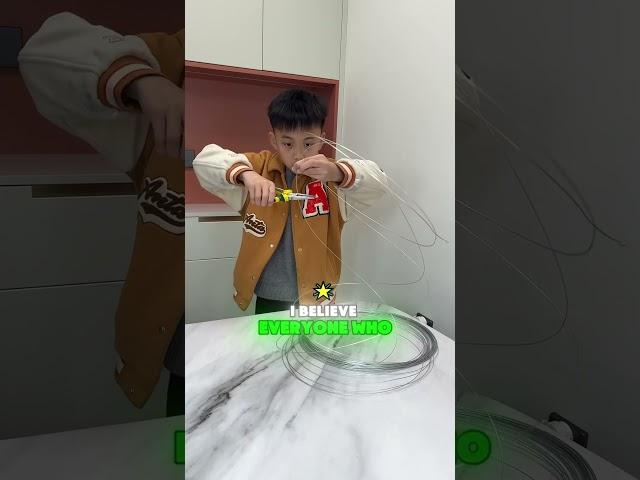 Langlang is truly a master at turning waste into treasure!#funny