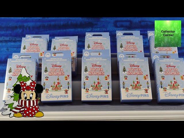 Disney Winter Gnomes Trading Collector Pins Blind Box Unboxing