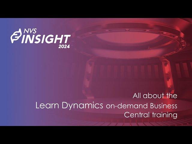 All about Learn Dynamics on demand Business Central training