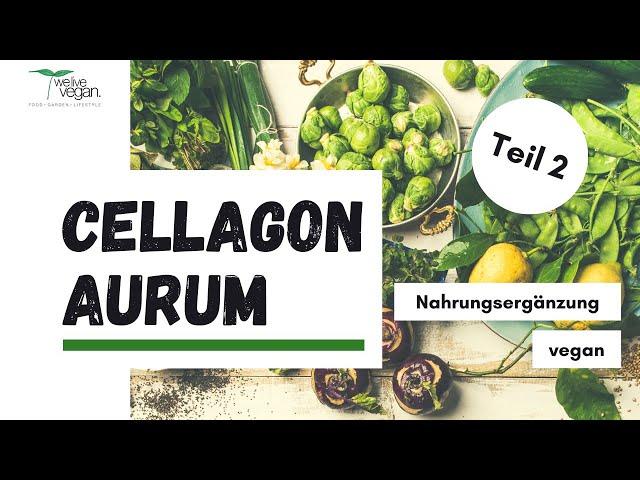 Mikronährstoffkonzentrat Cellagon aurum | Nahrungsergänzung für vegane Ernährung, Familie und Sport