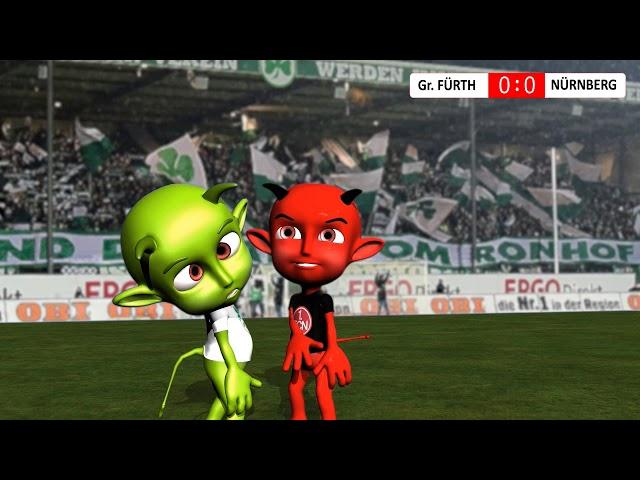 Greuther Fürth : 1. FCN Frankenderby 24.09.2017 - alle Tore