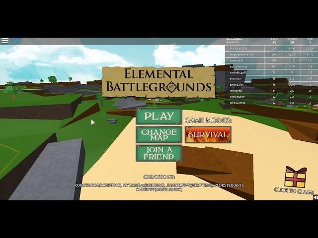 Roblox Elemental Battlegrounds | Gamingprofesion