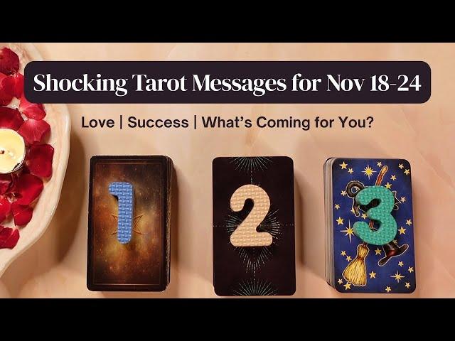 Pick a card  Weekly Horoscope ️Your weekly tarot reading for 18th to 24th November Tarot Reading 