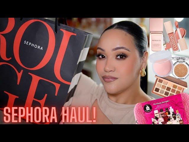 HUGE SEPHORA HAUL!  WHAT'S NEW AT SEPHORA? FRAGRANCE, BEAUTY, SKINCARE | AMY GLAM 