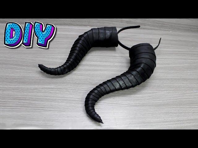 DIY Malevolent Horns (very easy).