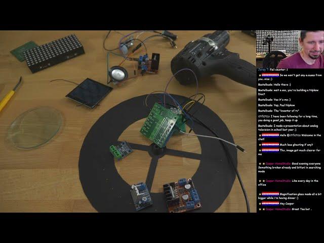 LIVE: Making a Mechanical TV: We need Faster switching LEDs