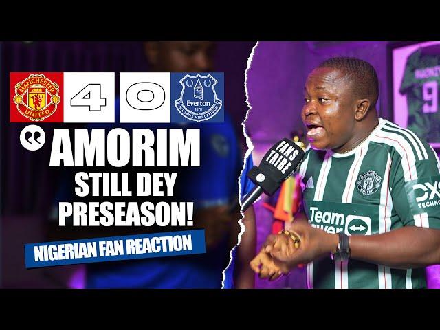 MANCHESTER UNITED 4-0 EVERTON  ( Henry - NIGERIAN FAN REACTION) - Premier League HIGHLIGHT