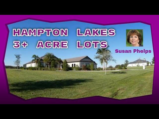 Hampton Lakes - Escape to Suburbia to a new home community in east Sarasota.