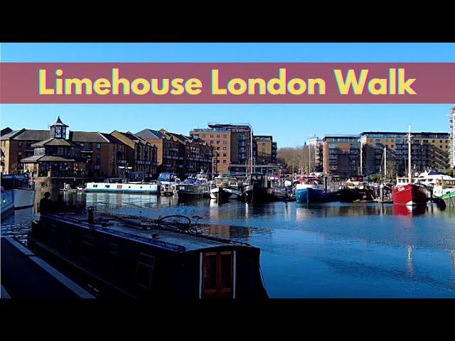 Limehouse London Walk | East End | Here We Go | 4K HD | Every Tube Station in London! |