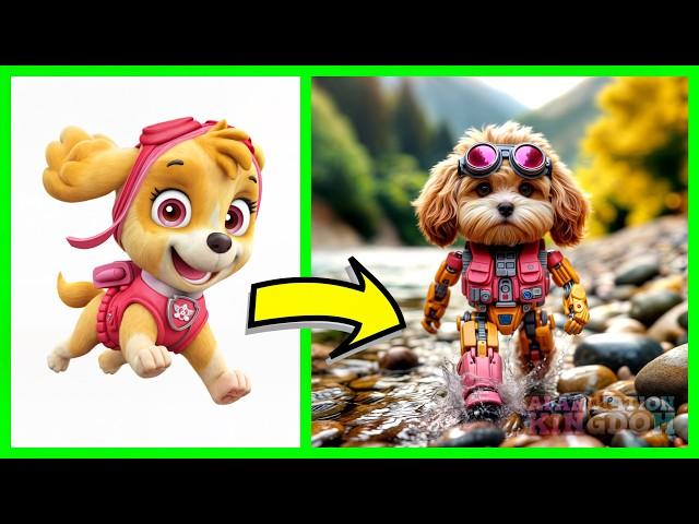 Paw Patrol as Robots on Reserve Inspection | Ai Animation Kingdom2