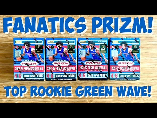 *FIRST LOOK* 2021-22 Panini Prizm Basketball Blasters - FANATICS Exclusive - Top Rookie Green Wave!