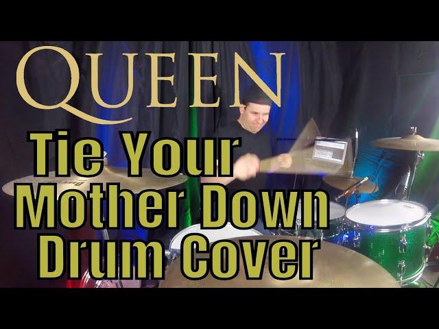 Queen Tie Your Mother Down Drum Cover (HQ Audio Drumless Track)