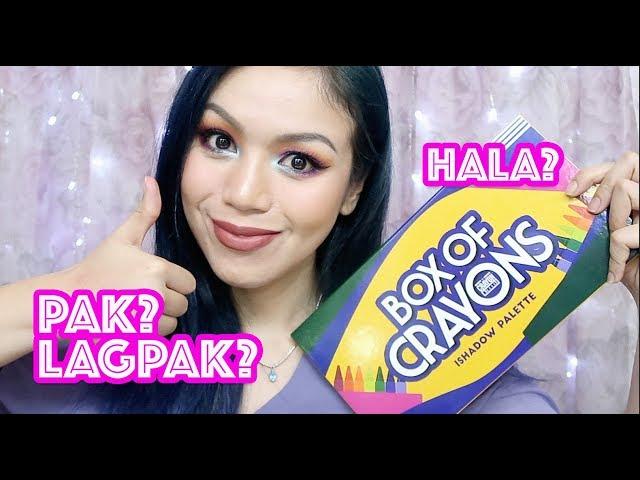 BOX OF CRAYONS REVIEW AND DEMO (PAK O LAGPAK?) - candyloveart