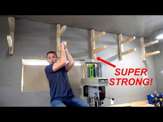 Super Strong Lumber Storage Rack | How To Build